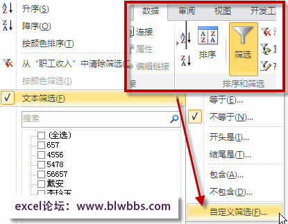 自定義篩選在哪