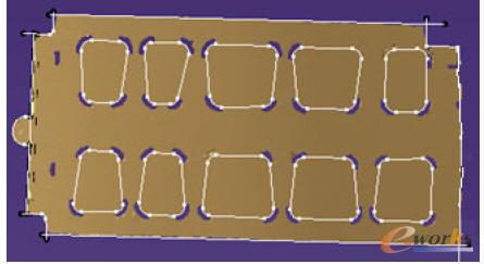 生成的邊緣線和曲面內部線條