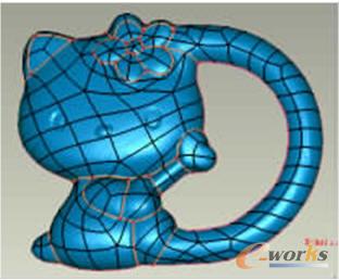 特征線及四邊形網(wǎng)格