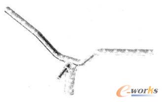 某型號(hào)摩托車車把模型