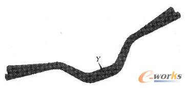 車把有限元計(jì)算一階振型