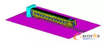 圖4 200km/h臥鋪客車-位端撞擊29T固定剛性墻