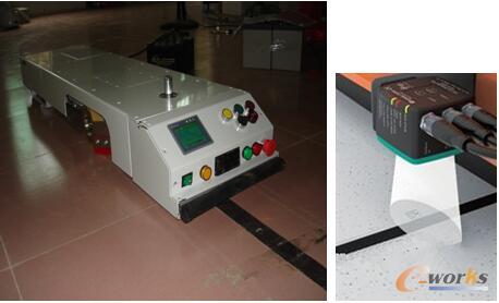 色帶導(dǎo)引的AGV