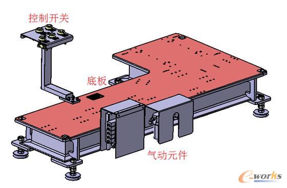 圖2 焊接夾具底座結構